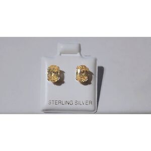NEW~2Ct Oval Cut Lemon Citrine Gemstone Stud Earrings~.925 Sterling Silver